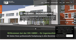 Desktop Screenshot of ihs-ingenieure.de