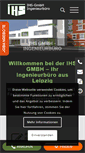 Mobile Screenshot of ihs-ingenieure.de